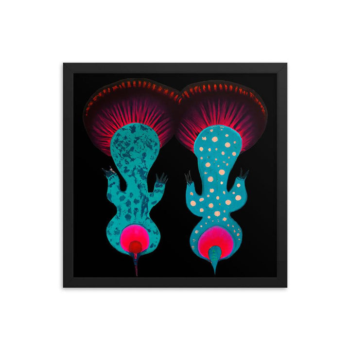 Title: "Neon Nudibranchs" - Nature's Luminous Brushstrokes Beneath the Waves - FUSION ARTISTERO