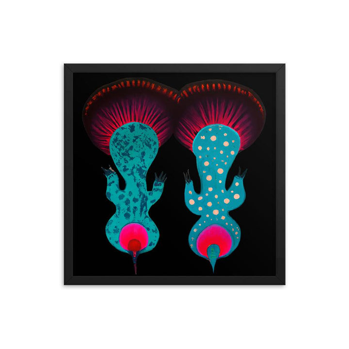 Title: "Neon Nudibranchs" - Nature's Luminous Brushstrokes Beneath the Waves - FUSION ARTISTERO