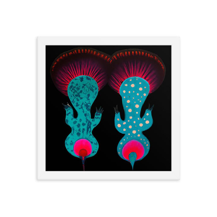 Title: "Neon Nudibranchs" - Nature's Luminous Brushstrokes Beneath the Waves - FUSION ARTISTERO