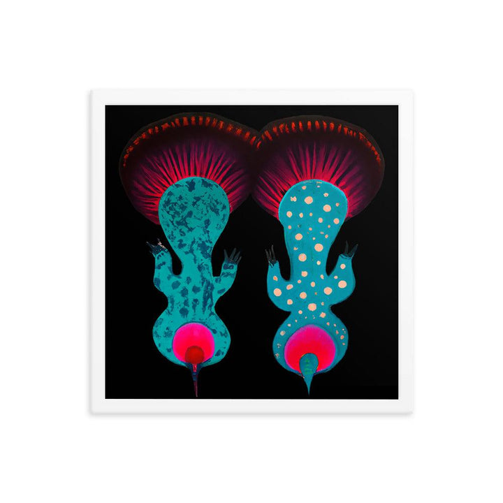 Title: "Neon Nudibranchs" - Nature's Luminous Brushstrokes Beneath the Waves - FUSION ARTISTERO