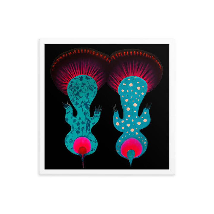 Title: "Neon Nudibranchs" - Nature's Luminous Brushstrokes Beneath the Waves - FUSION ARTISTERO